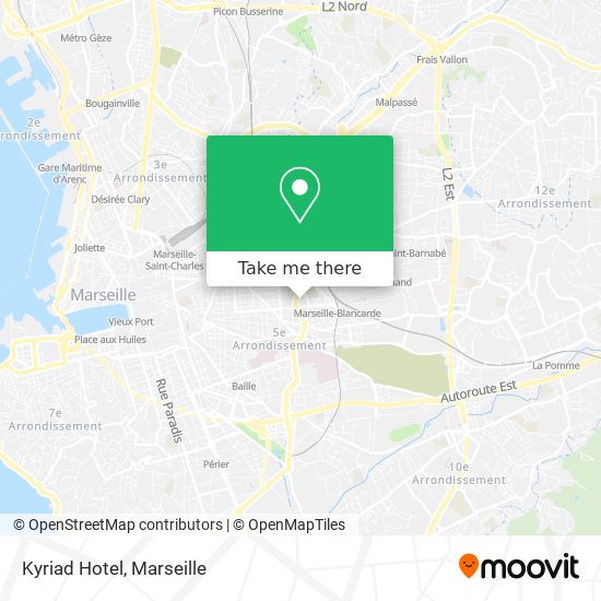 Kyriad Hotel map