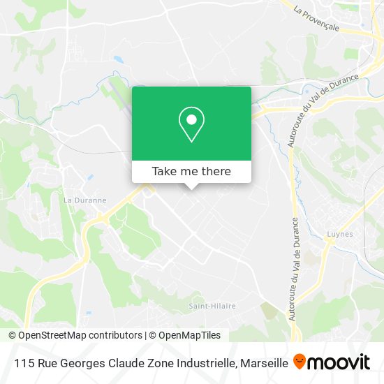 115 Rue Georges Claude Zone Industrielle map