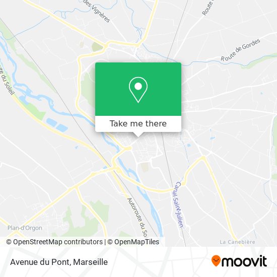 Avenue du Pont map