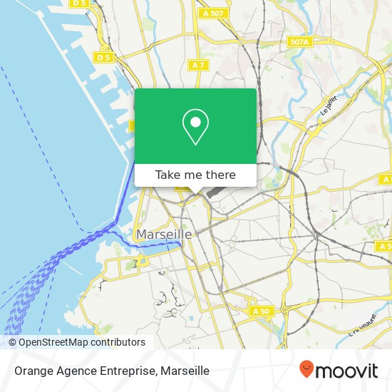 Mapa Orange Agence Entreprise