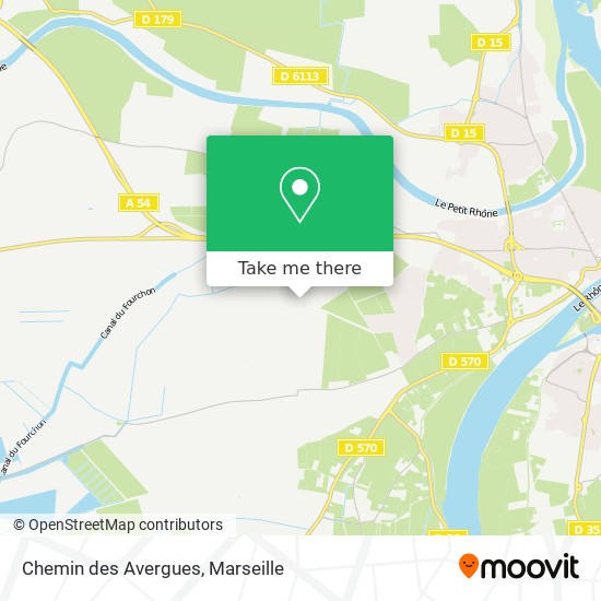 Chemin des Avergues map