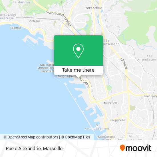 Rue d'Alexandrie map