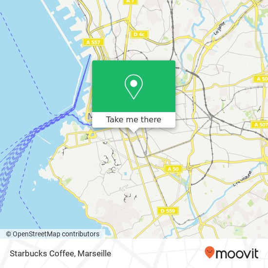 Starbucks Coffee map