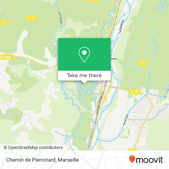 Mapa Chemin de Pierrotard