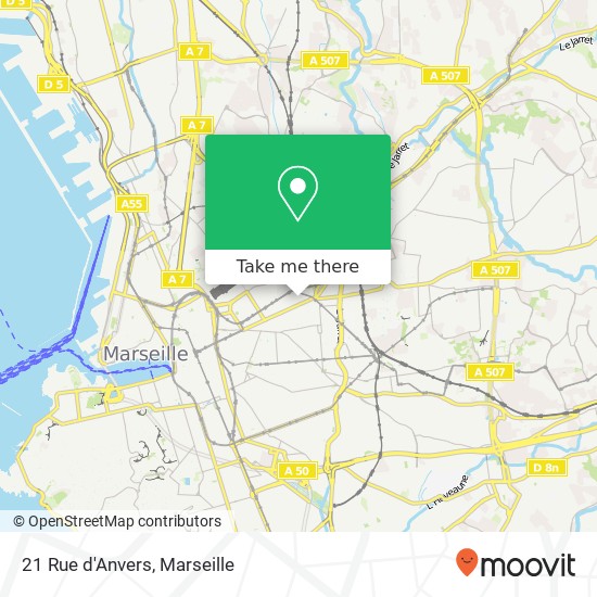 21 Rue d'Anvers map