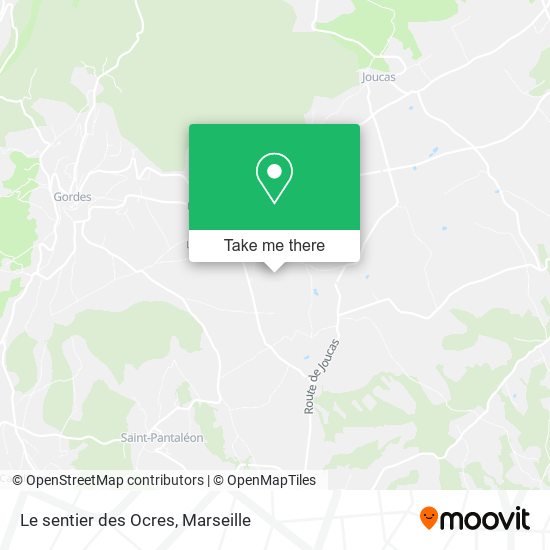 Le sentier des Ocres map