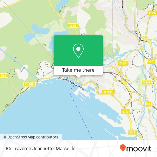 Mapa 85 Traverse Jeannette