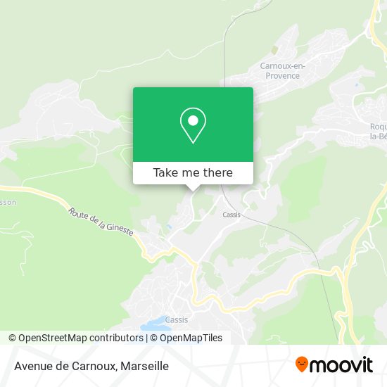 Avenue de Carnoux map