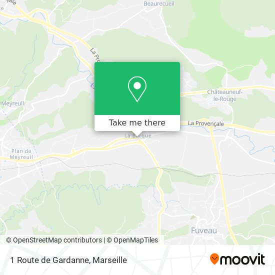 1 Route de Gardanne map
