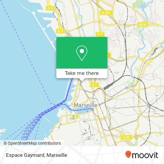 Espace Gaymard map