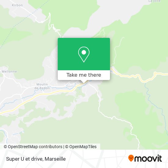 Super U et drive map