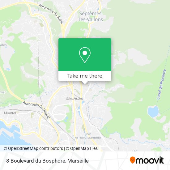 8 Boulevard du Bosphore map