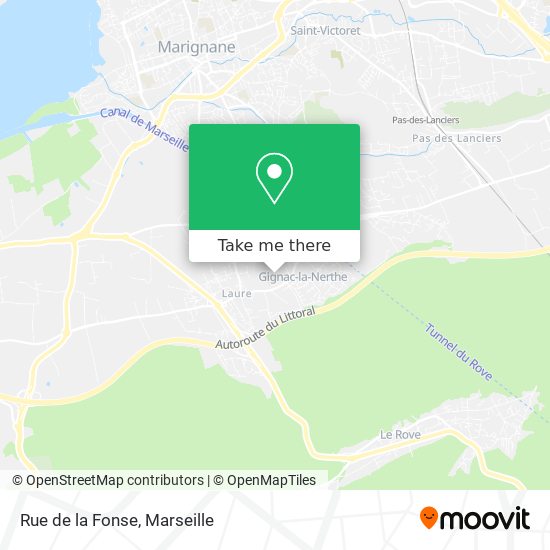 Rue de la Fonse map