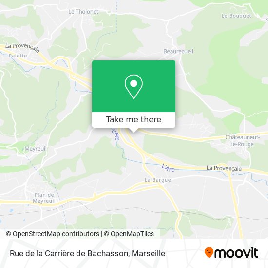 Rue de la Carrière de Bachasson map