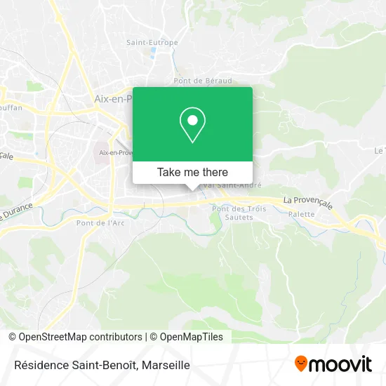 Résidence Saint-Benoît map