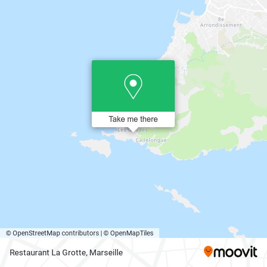 Mapa Restaurant La Grotte