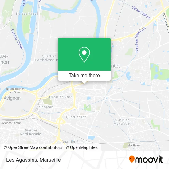 Les Agassins map