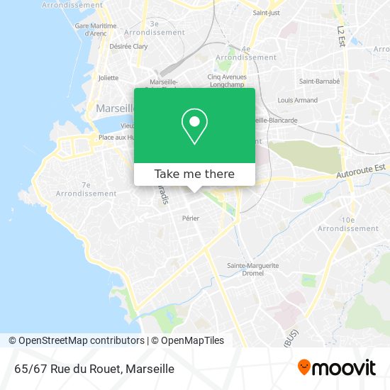 Mapa 65/67 Rue du Rouet