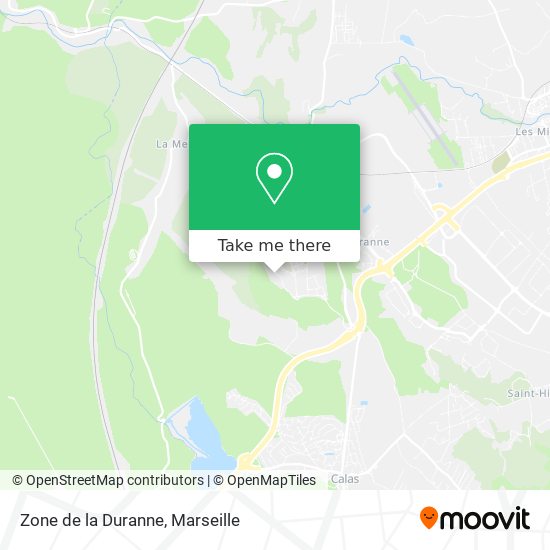 Zone de la Duranne map