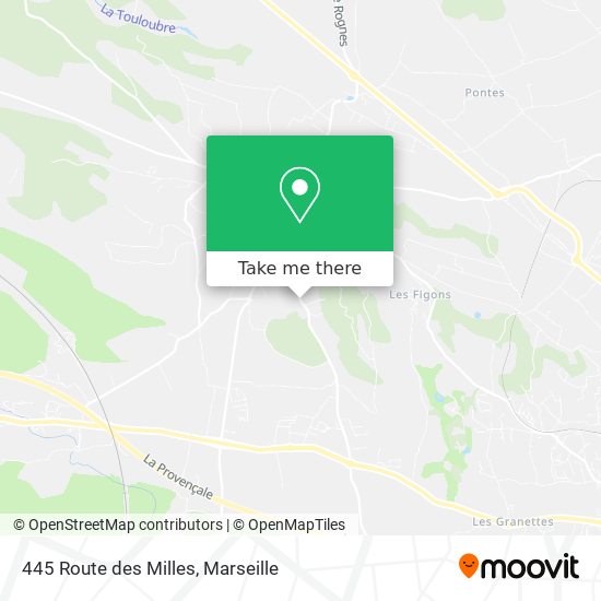 445 Route des Milles map