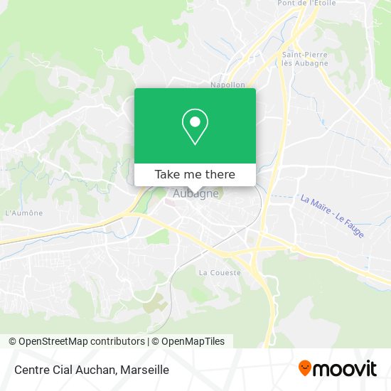 Centre Cial Auchan map