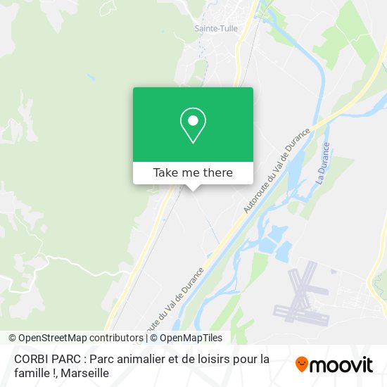 CORBI PARC : Parc animalier et de loisirs pour la famille ! map