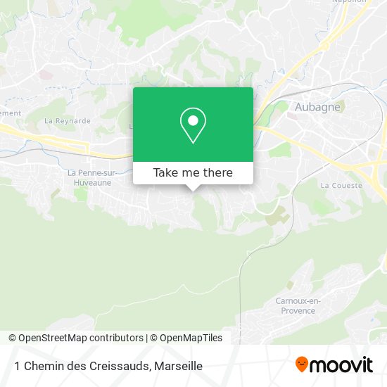 1 Chemin des Creissauds map