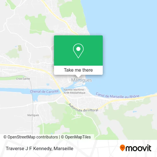 Traverse J F Kennedy map