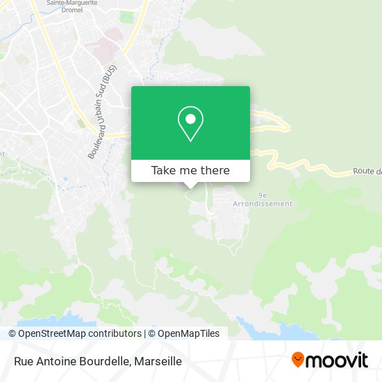 Rue Antoine Bourdelle map