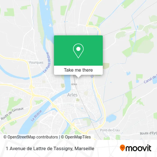 1 Avenue de Lattre de Tassigny map