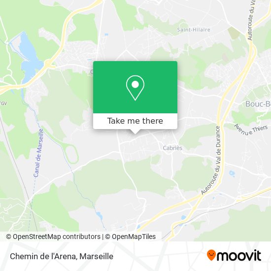 Chemin de l'Arena map