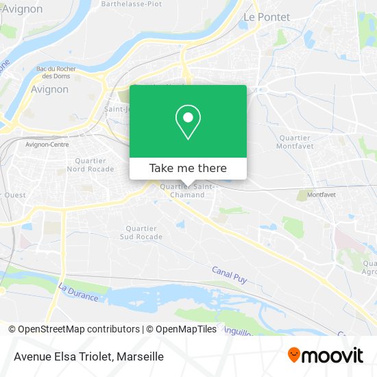 Avenue Elsa Triolet map