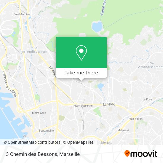 3 Chemin des Bessons map