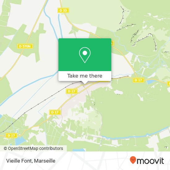 Mapa Vieille Font