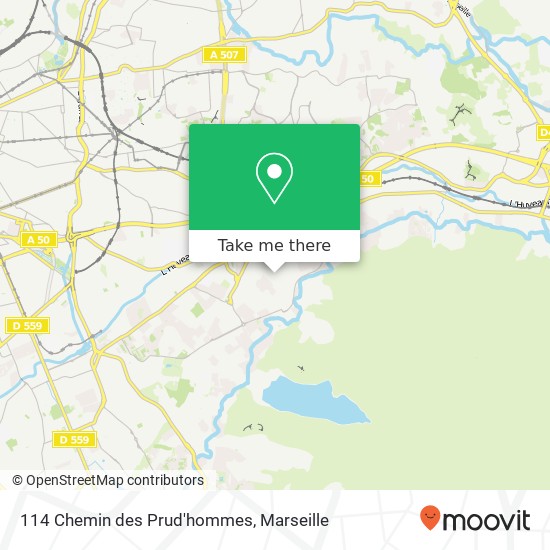 114 Chemin des Prud'hommes map