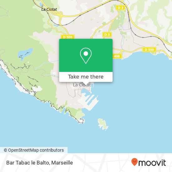 Bar Tabac le Balto, 17 Rue des Poilus 13600 La Ciotat map