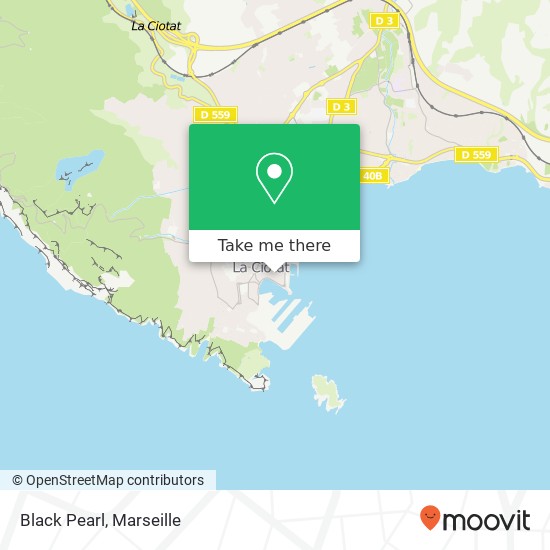 Mapa Black Pearl, 1 Rue du Grand Madier 13600 La Ciotat