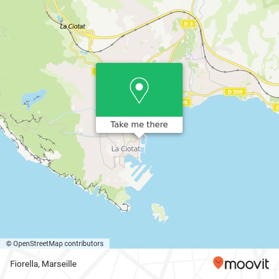 Fiorella, 31 Boulevard Georges Clemenceau 13600 La Ciotat map