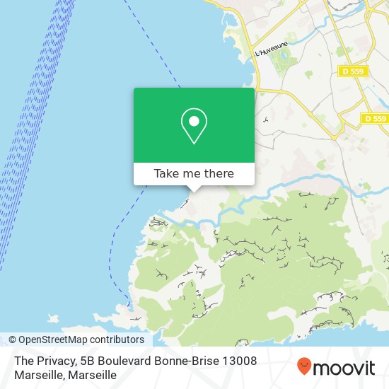 Mapa The Privacy, 5B Boulevard Bonne-Brise 13008 Marseille