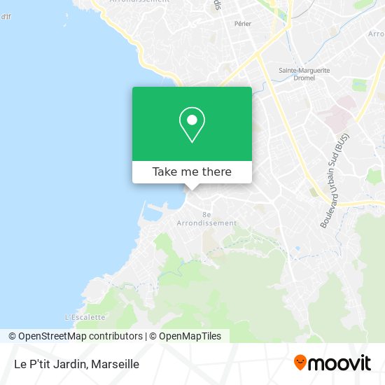 Le P'tit Jardin map