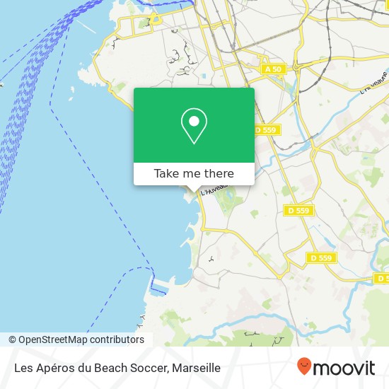 Mapa Les Apéros du Beach Soccer