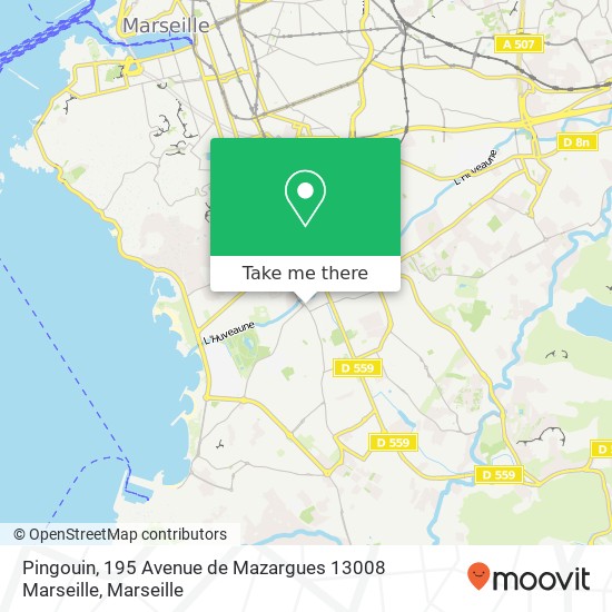 Mapa Pingouin, 195 Avenue de Mazargues 13008 Marseille