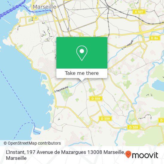 L'Instant, 197 Avenue de Mazargues 13008 Marseille map
