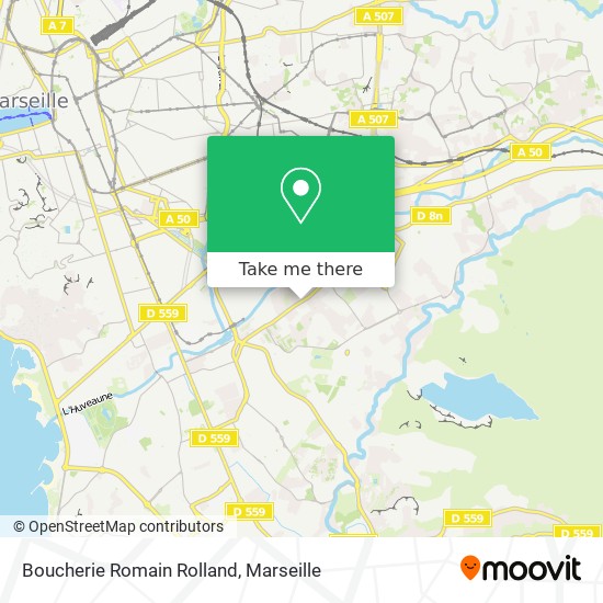 Boucherie Romain Rolland map