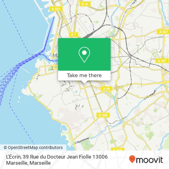 L'Écrin, 39 Rue du Docteur Jean Fiolle 13006 Marseille map