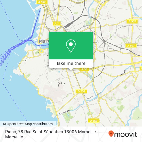 Mapa Piano, 78 Rue Saint-Sébastien 13006 Marseille