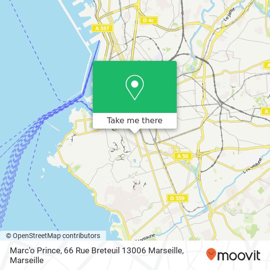 Marc'o Prince, 66 Rue Breteuil 13006 Marseille map