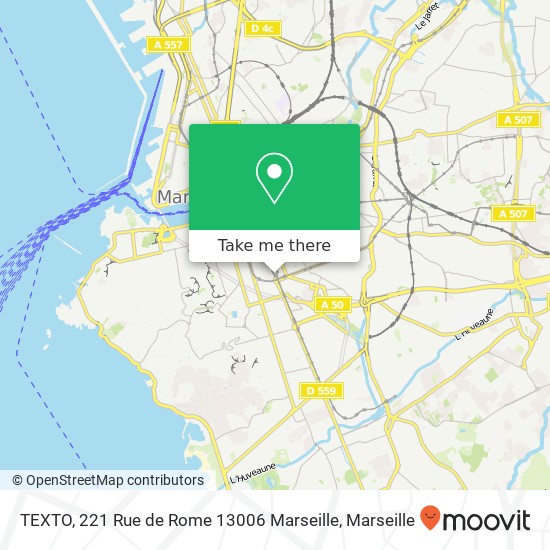 TEXTO, 221 Rue de Rome 13006 Marseille map