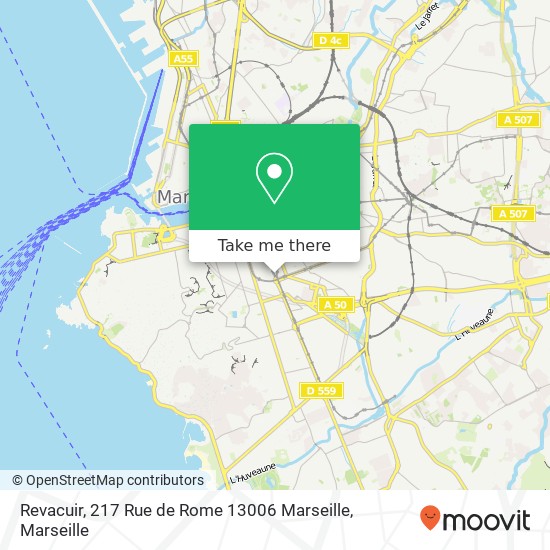 Revacuir, 217 Rue de Rome 13006 Marseille map