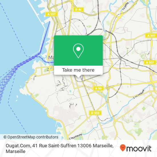 Ougat.Com, 41 Rue Saint-Suffren 13006 Marseille map